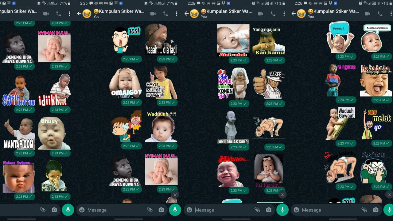 Aplikasi Stiker WA Lucu Ngakak yang Bikin Perut Keram Seharian